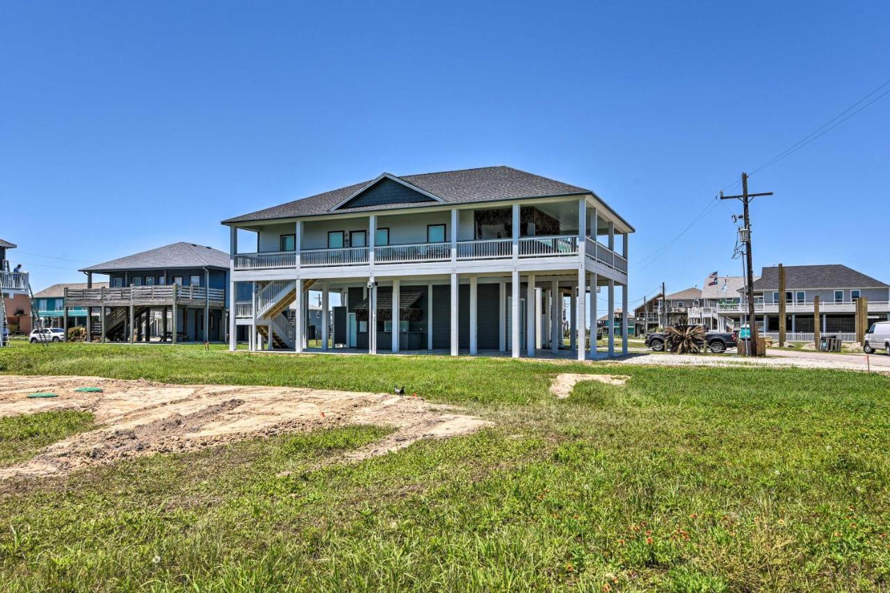 Bolivar Peninsula Beach House, Steps To Coast Exteriör bild
