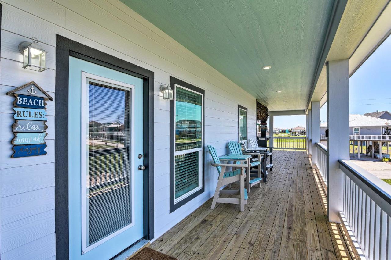 Bolivar Peninsula Beach House, Steps To Coast Exteriör bild