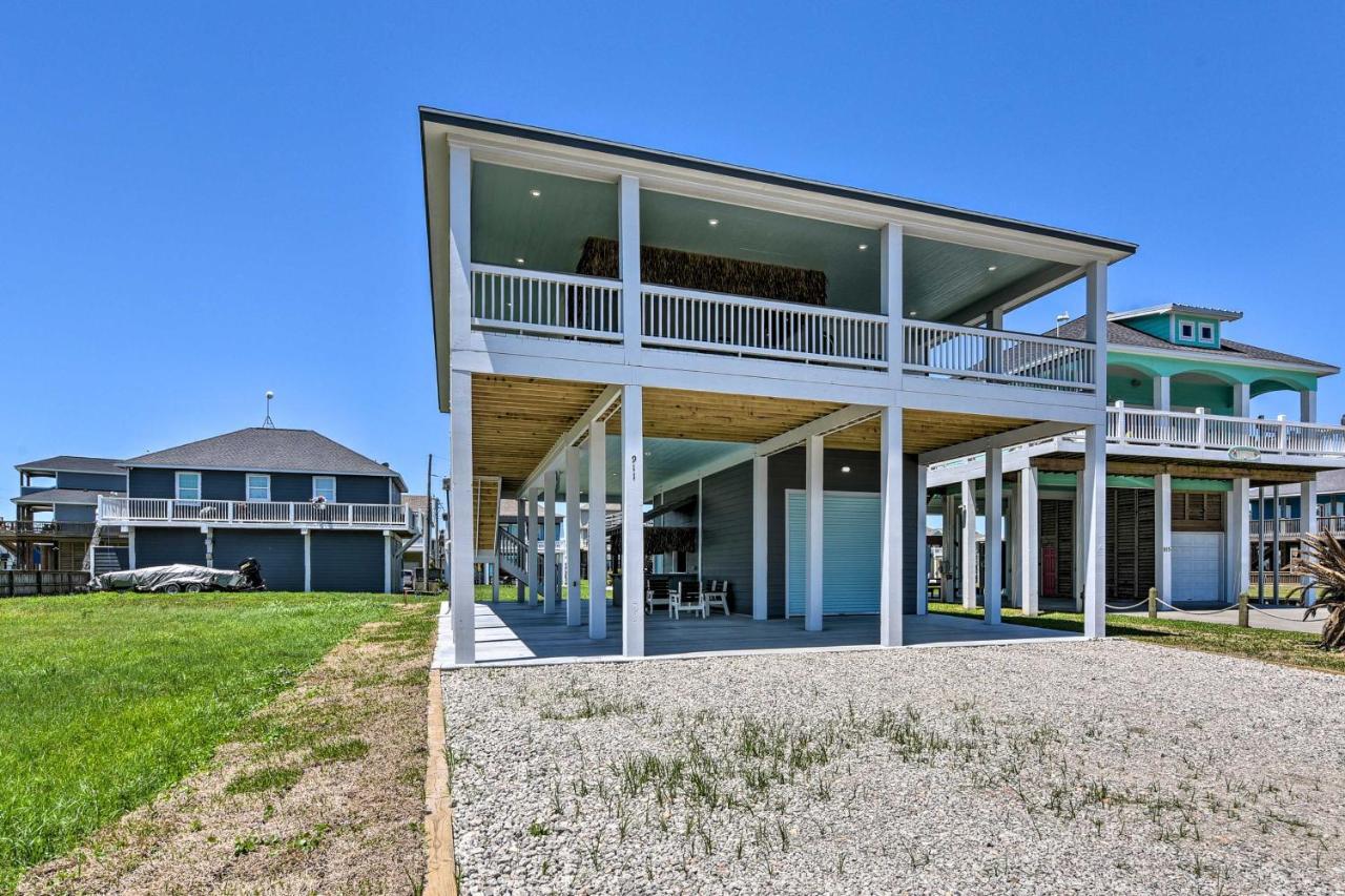 Bolivar Peninsula Beach House, Steps To Coast Exteriör bild