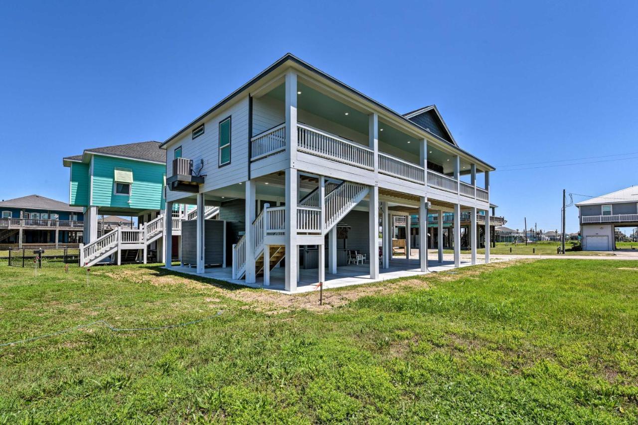 Bolivar Peninsula Beach House, Steps To Coast Exteriör bild